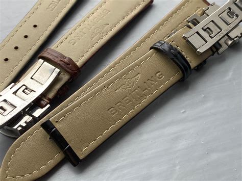 breitling leather watch strap|replacement breitling watch straps.